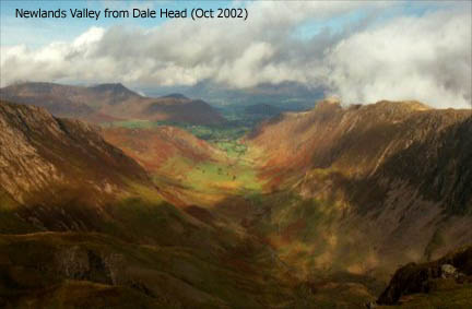 Newlands Valley from Dale Head