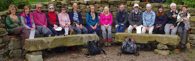 Hornsea District Walking Club/Dale Head Farm, Rosedale/photo by Arnold Underwood/23rd Sept 2012