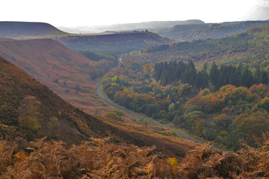 Newtondale in Autumn/photo by Arnold Underwood, Oct 2009