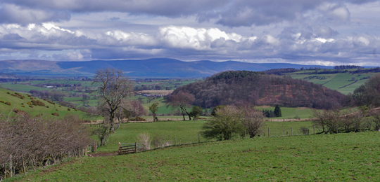 Distant Pennines from near Pooley Bridge/Photo by Arnold Underwood/April 2011