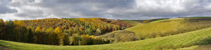Deep Dale in Autumn/from a photo by Arnold Underwood/Nov 2012