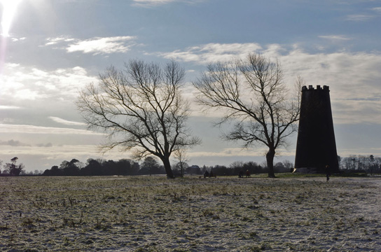 Black Mill on Beverley Westwood/Photo by Arnold Underwood/Jan 2010