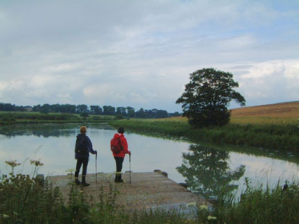 Lake near Donington-on-Bain/Photo by Arnold Underwood/June 2004