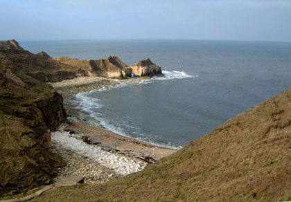 Flamborough Headland/photo by Arnold Underwood/Feb 2003