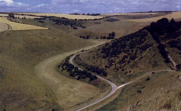 Millington Dale from above Warren Farm/photo by Arnold Underwood/1997