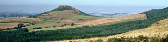 Roseberry Topping from Ayton Moor/photo by Arnold Underwood/Sept 2003