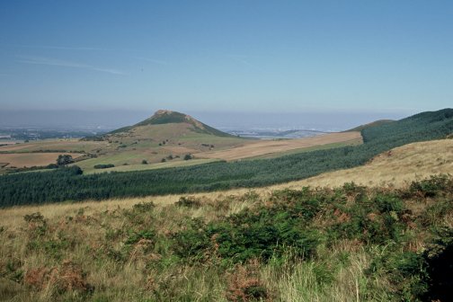 Roseberry Topping from above Gribdale/photo by Arnold Underwood/Sept 2003