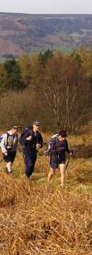 Climbing out of Rosedale, North York Moors/Photo � Arnold Underwood, HWC April 2007