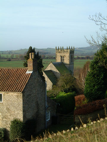 The view over Stonegrave/Photo by Arnold Underwood/Dec 2004