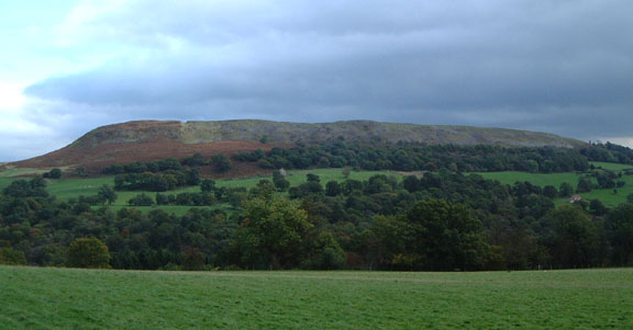 Hawnby Hill as seen from near Mount Pleasant farm/photo  Arnold Underwood/Oct 2006